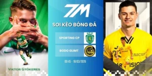 Tỷ lệ kèo Sporting CP vs Bodo Glimt hôm nay ngày 18/03/2026 - C1