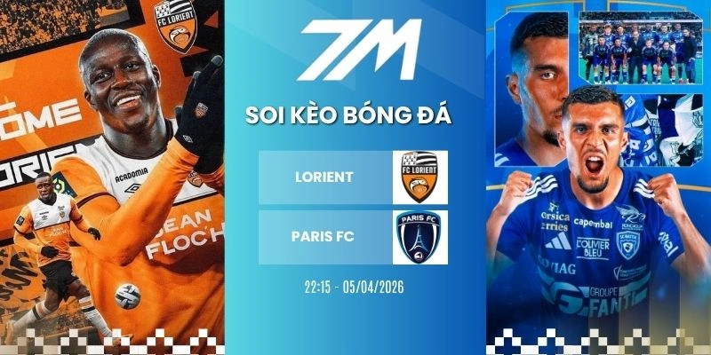 Tỷ Lệ Kèo Lorient Vs Paris FC Hôm Nay Ngày 05/04/2026 – Ligue 1