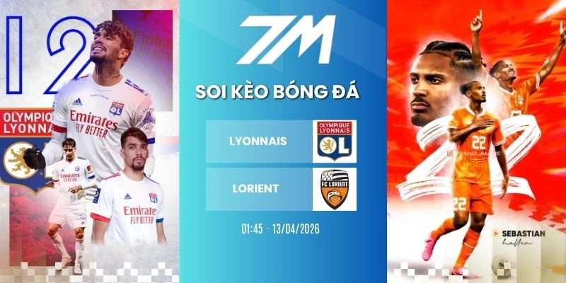 Tỷ Lệ Kèo Lyonnais Vs Lorient Hôm Nay Ngày 13/04/2026 – Ligue 1